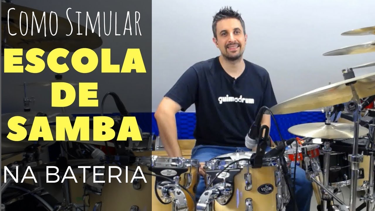 Como Simular uma ESCOLA DE SAMBA na Bateria! - Guimadrum SHOW #2  -
