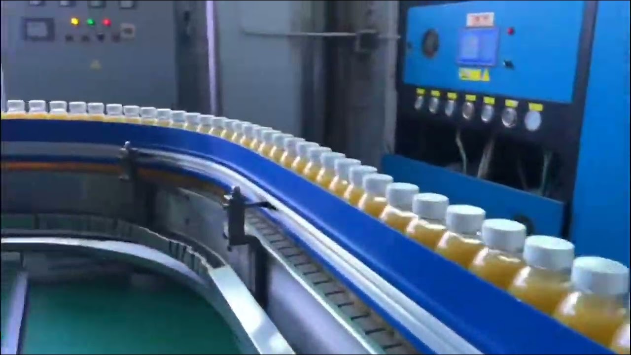 Orange Juice liquid filling production line milk drinking bottle packing machine