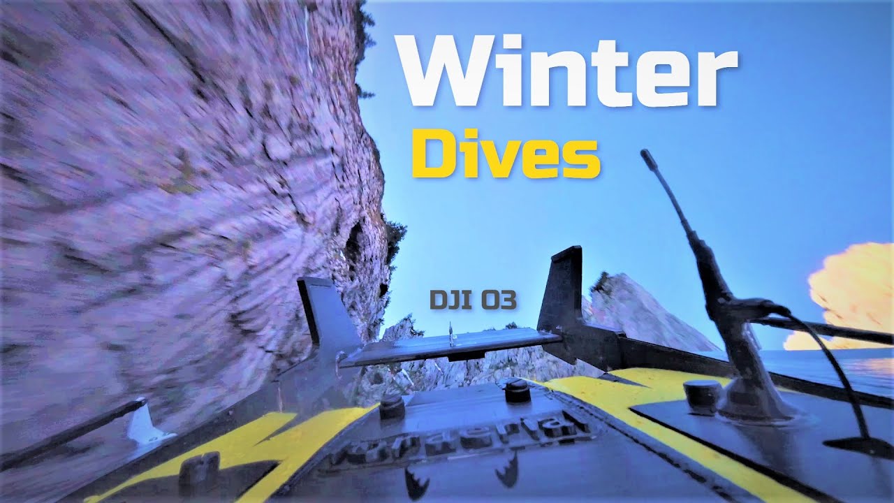 Winter dives - FPV - Mini Drak 40