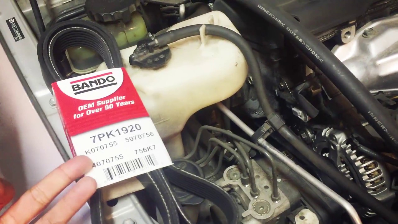 [Belt Size Comparison] ACDelco 7K763 vs Bando 7PK1920 Serpentine Drive Belt on Scion tC