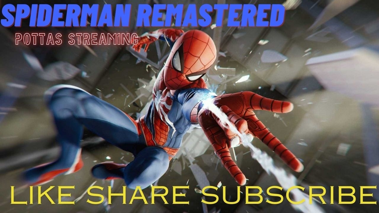 LIVE NOW! Spider-Man Remastered Gameplay 🕷️ Insane Swinging & Action Malayalam Gameplay #spiderman