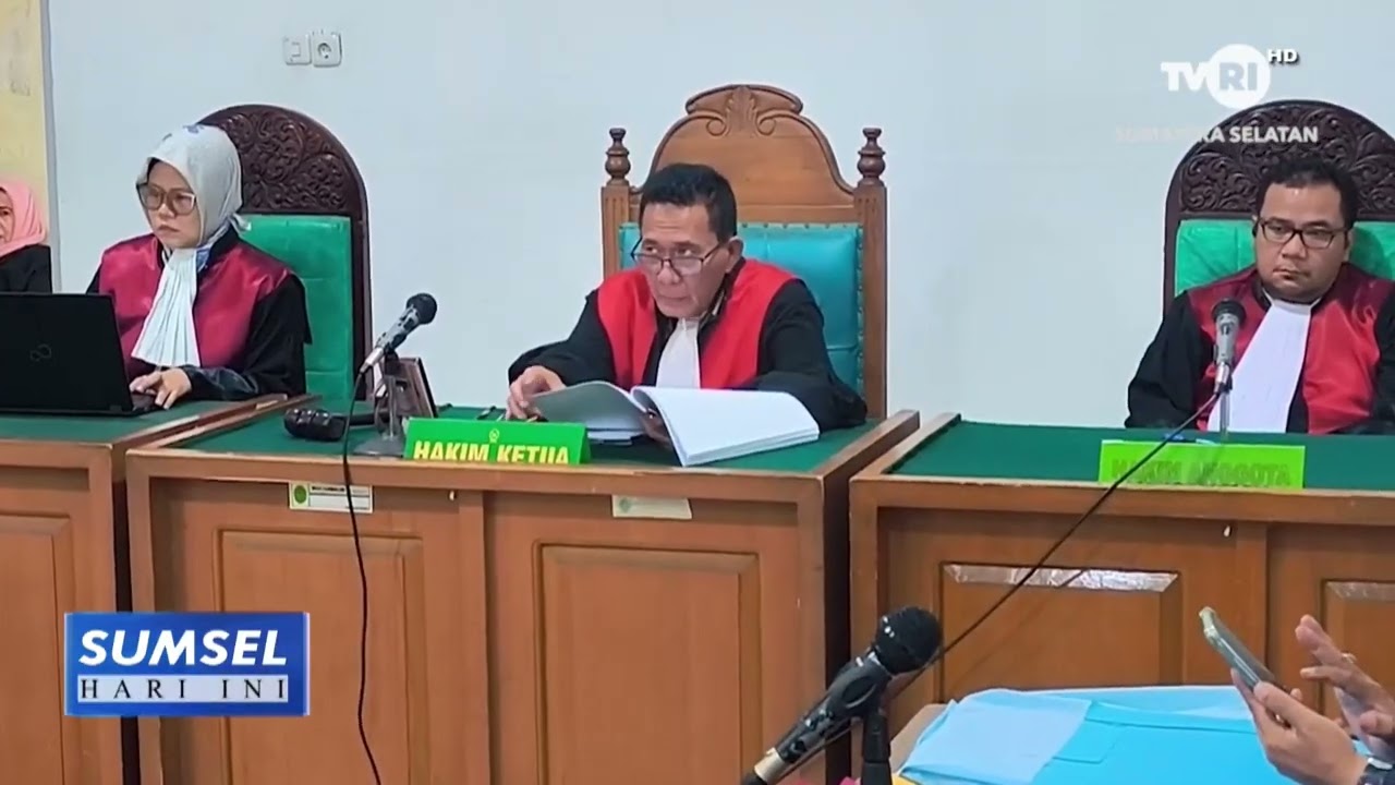 SUMSEL HARI INI - TERDAKWA KASUS PEMBUNUHAN DI VONIS SEUMUR HIDUP