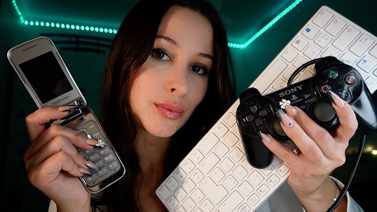 ASMR appareils électroniques, bruits de manette, claviers,... TOUT POUR TE RELAXER ☺️🎮