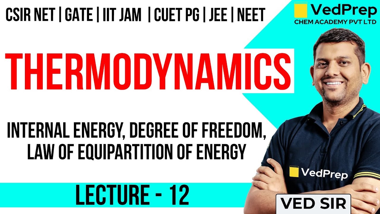 Thermodynamics | Internal Energy | Degree of Freedom | Equipartition of Energy | Chem Academy
