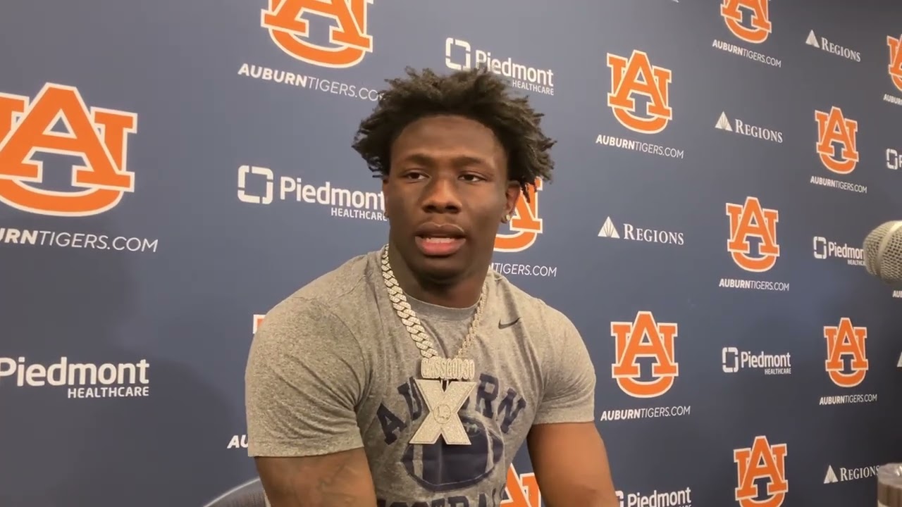 Xavier Atkins and Keyron Crawford  after Auburn's loss in the Iron Bowl