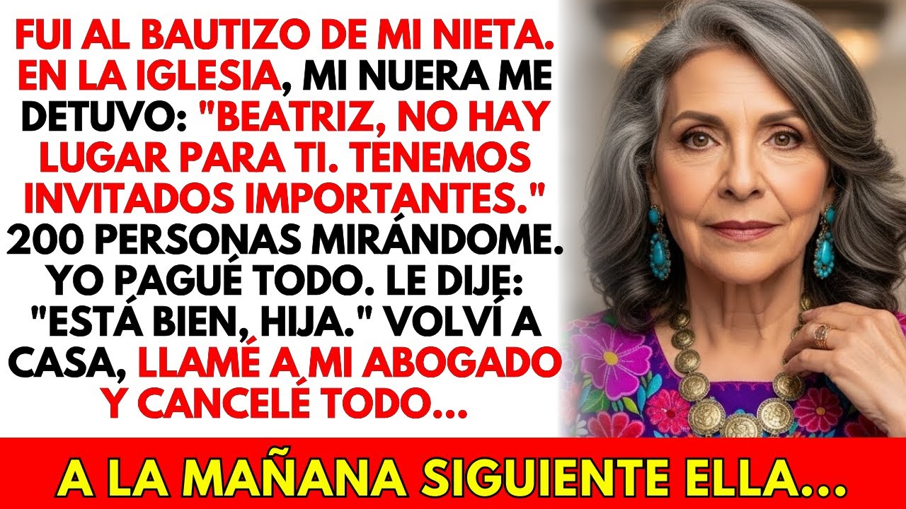 Mi Nuera Me Echó Del Bautizo: 