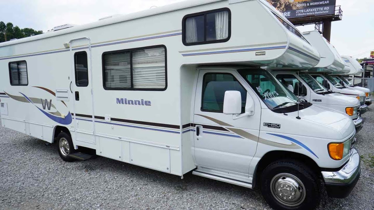 SOLD! 2004 Winnebago Minnie 29K Class C, Low Miles, Slide, Nice!! $29,900