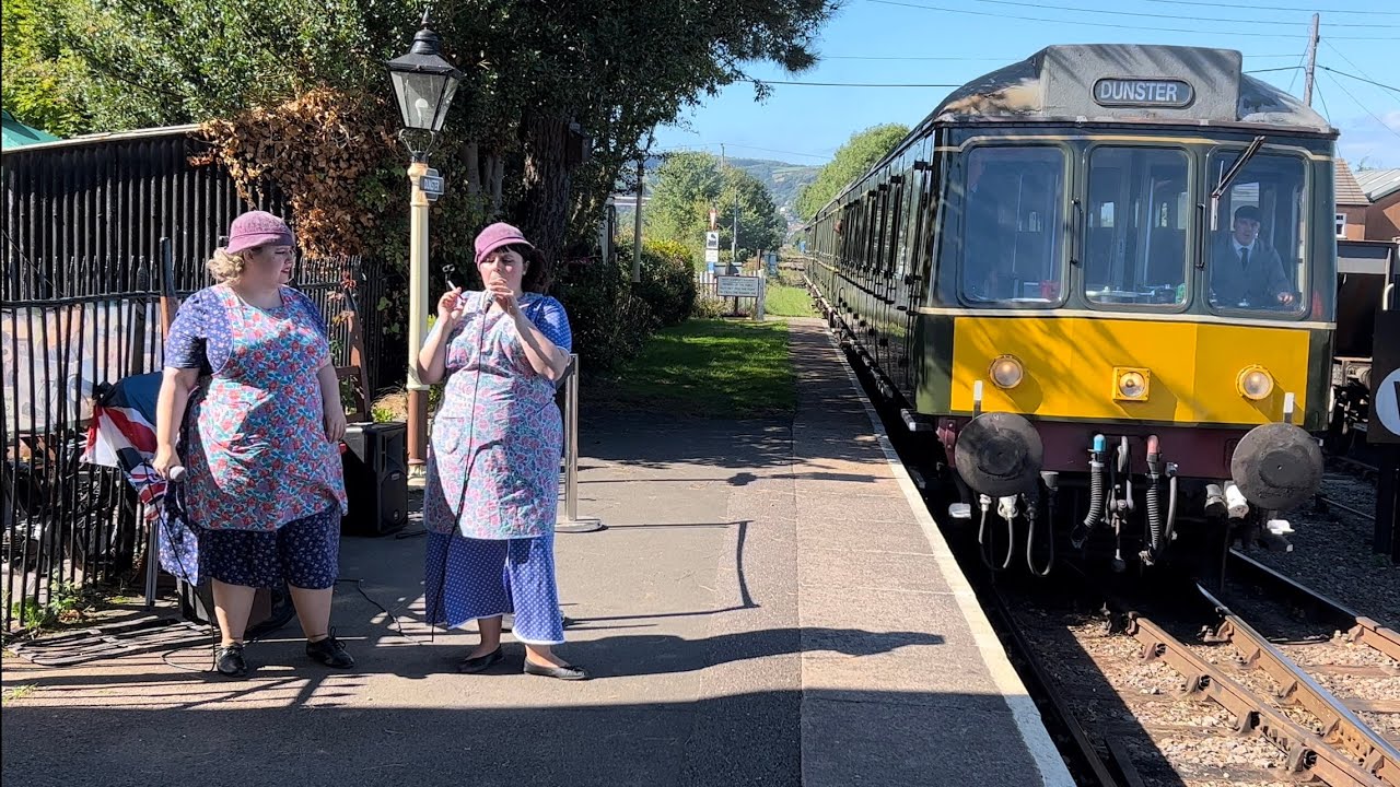 West Somerset railway 40s weekend Saturday 10th September 2022