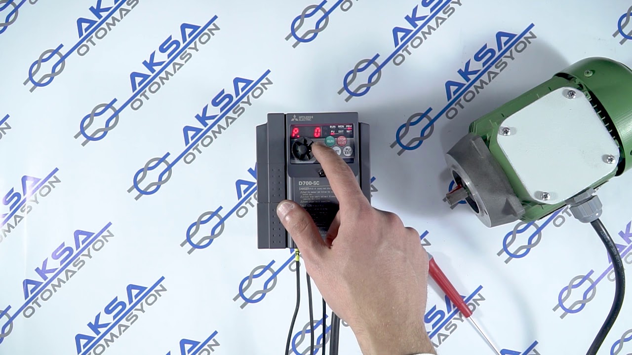 MITSUBISHI ELECTRIC D700 AC MOTOR SÜRÜCÜ PARAMETRE DEĞİŞTİRME VE FABRİKA AYARLARINA ALMA