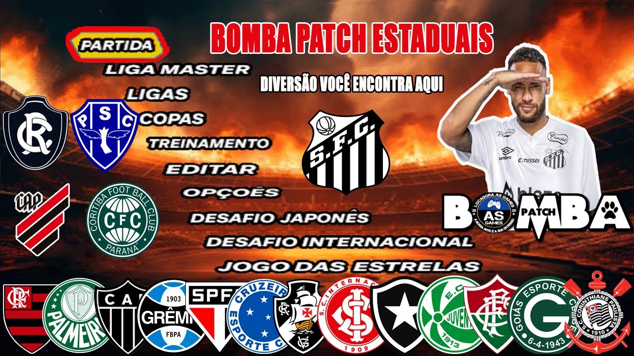 🚨LANÇAMENTO BOMBA PATCH ESTADUAIS 2025 BY ANDERSON OFICIAL (PS2, OPL, PC E CELULAR)