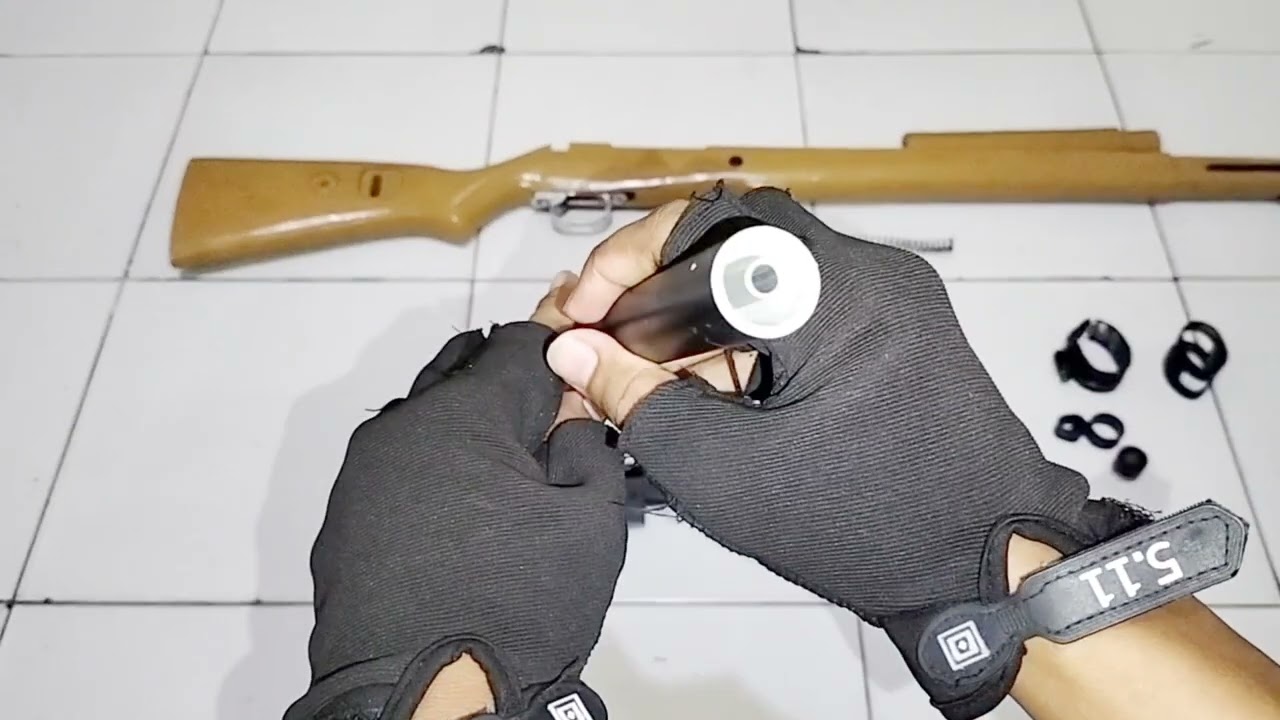 TUTORIAL HOMEMADE AIRSOFT KAR 98K FROM PVC