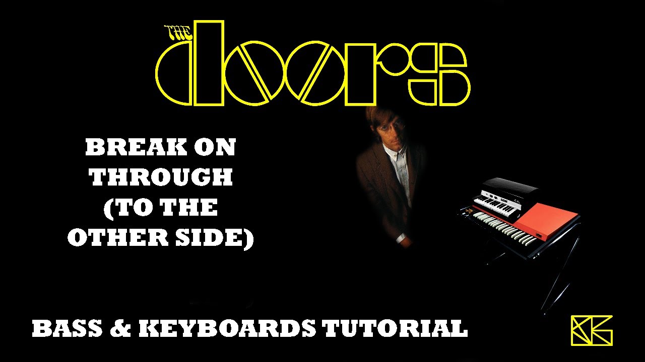 The Doors - Break On Through (Bass & Keyboards Tutorial Synthesia)