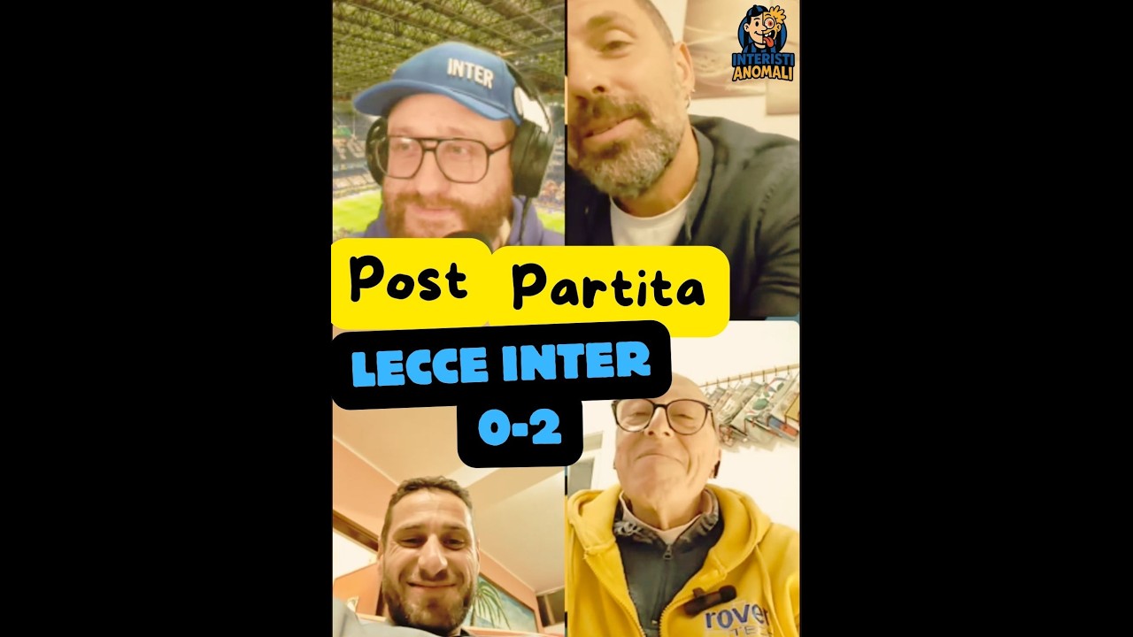 Post Partita Lecce Inter Giornata 26 di Campionato - Reaction e Top & Flop