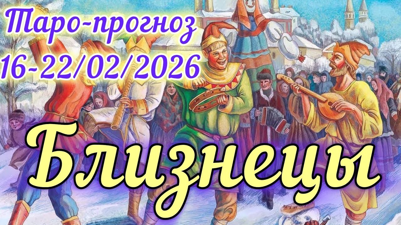 БЛИЗНЕЦЫ ♊️ ТАРО-ПРОГНОЗ НА НЕДЕЛЮ 16-22/02/2026