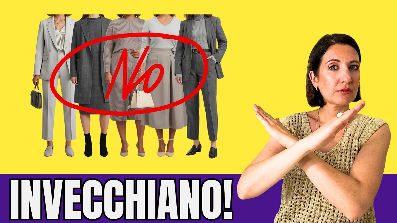 Over 60: 3 Errori di Stile Che Invecchiano di 10 anni (e cosa mettere al posto) 