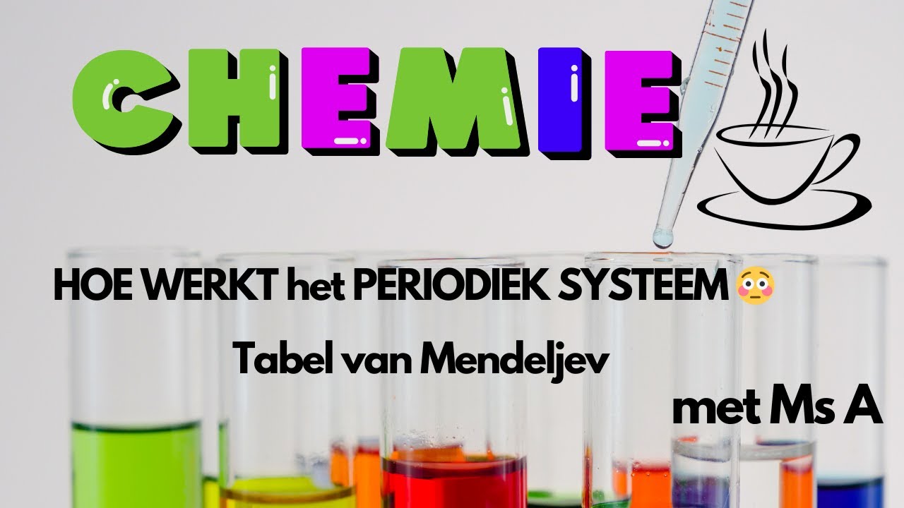 755 Hoe werk ik met het periodiek systeem? Tabel van Mendeljev voor SIMON 🙋🏼‍♀️