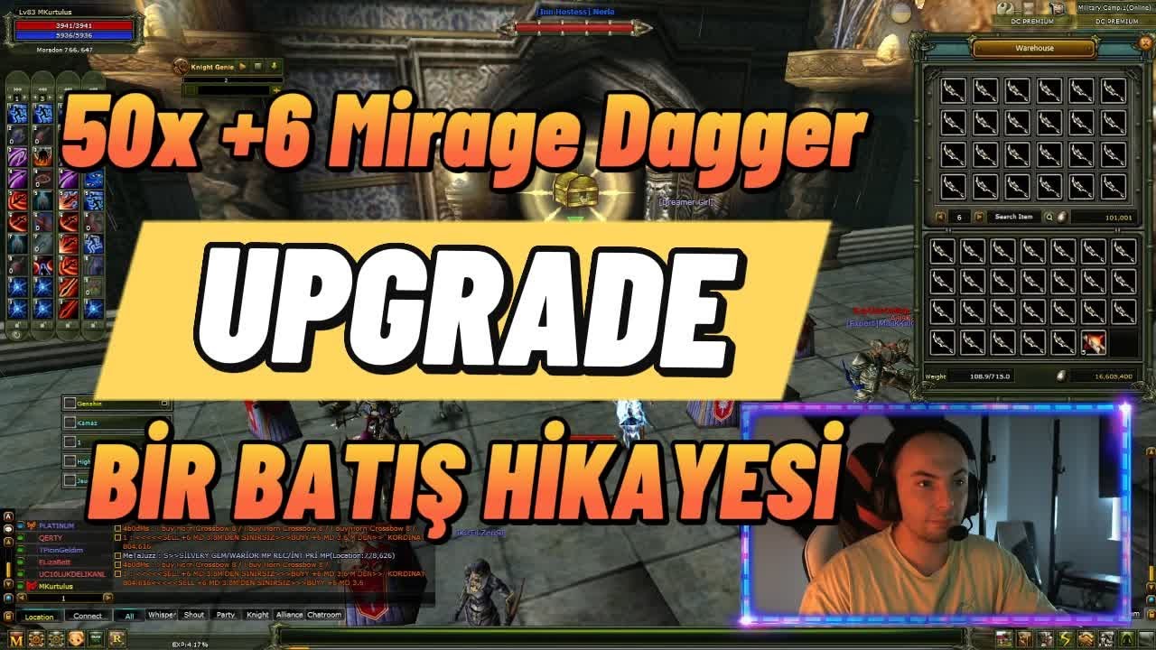 #agartha #knightonline  50 adet +6 mirage dagger upgrade yapıp batıyoruz