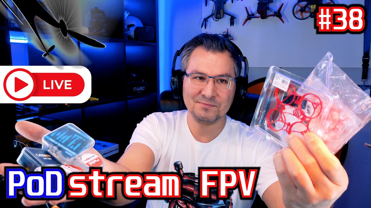 PoDstream FPV #38. Budujemy Tinywhoopa 65 + Q&A. Wasze tematy i luźne sprawy 😉