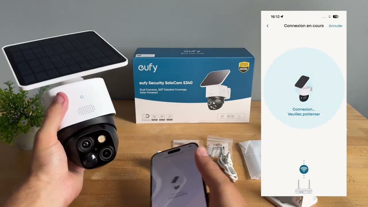 LA MEILLEURE CAMÉRA DE SURVEILLANCE POUR CHEZ VOUS ! TEST EUFY SoloCam S340 ✔️ [FR]