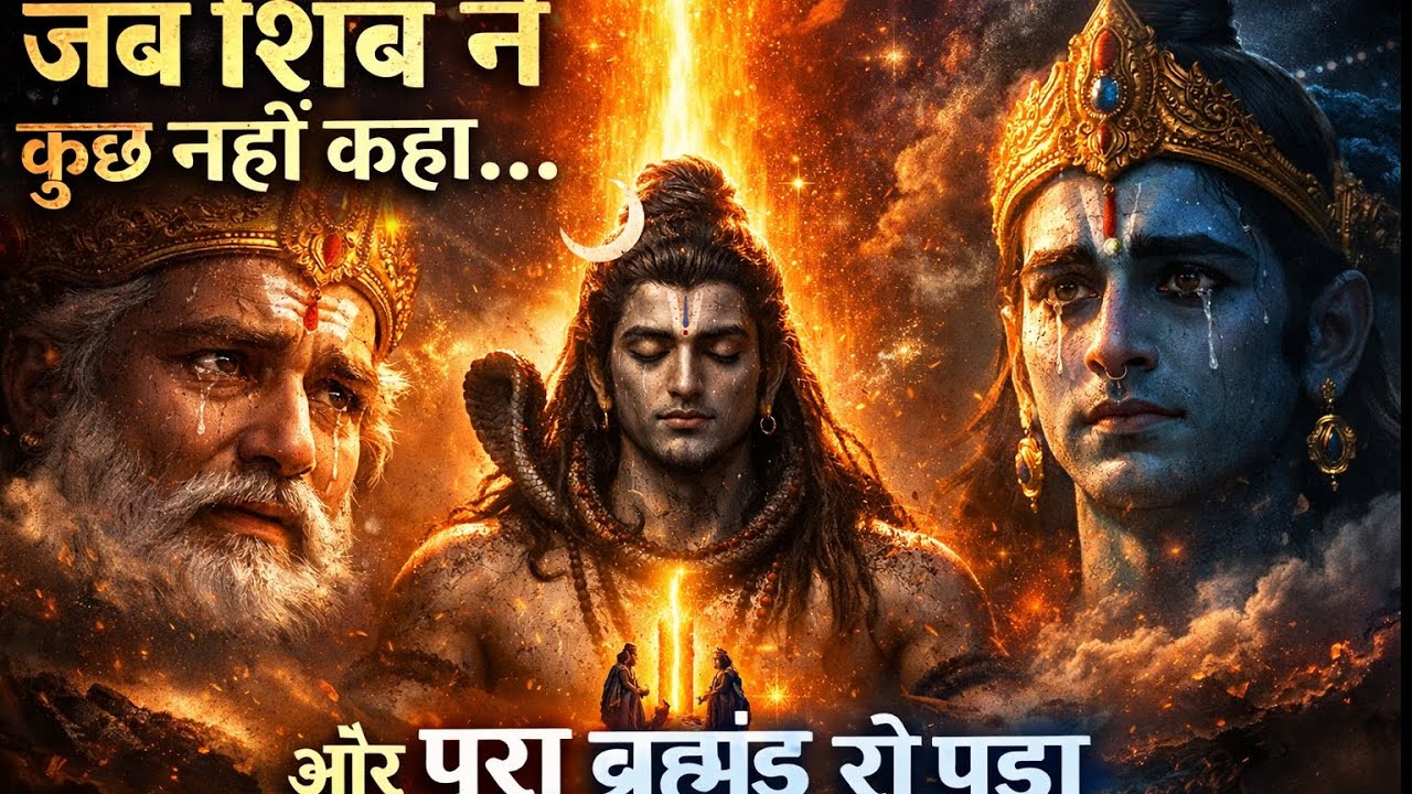 “जब शिव ने कुछ नहीं कहा… और पूरा ब्रह्मांड रो पड़ा | शिव का मौन सबसे बड़ा सत्य” #shivshankar #story 