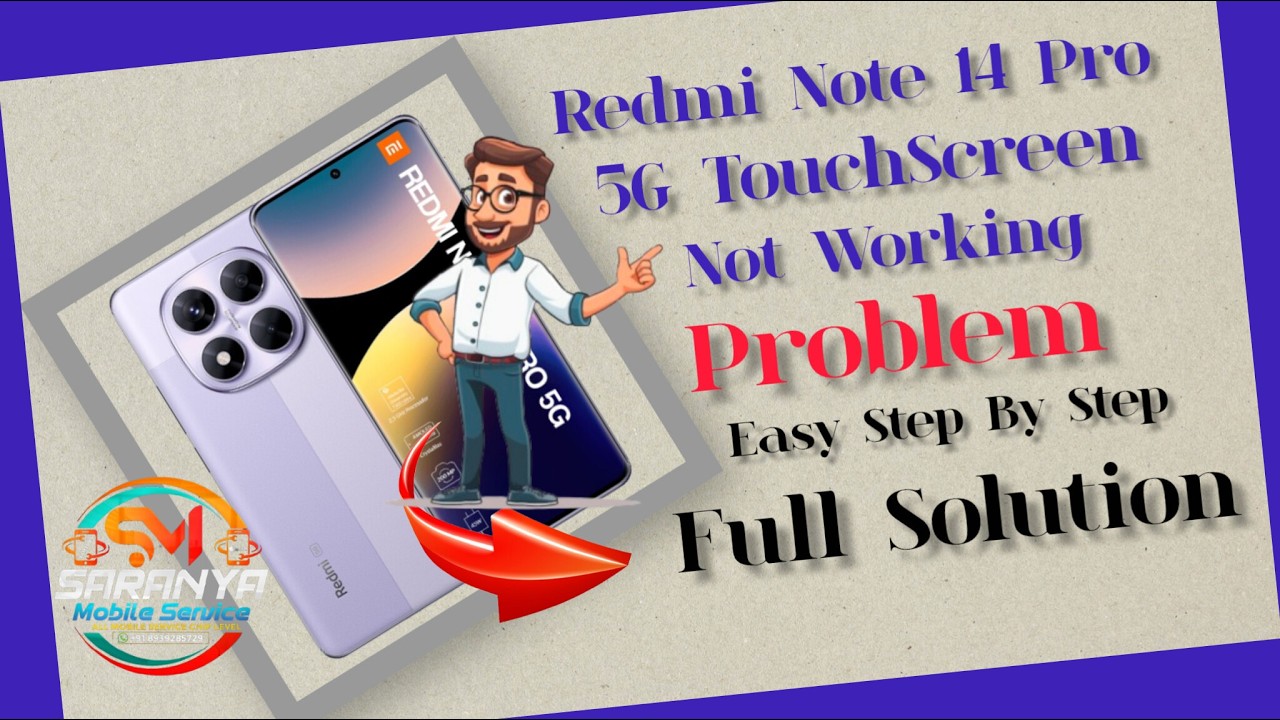 Redmi Note 14 Pro 5G Touchscreen Not Working Problem Full Solution #saranya mobile service