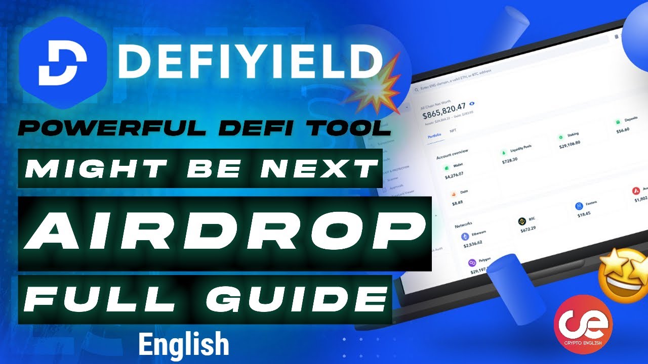 Defiyield - A Powerful DeFi Tool, Full Guide & Might be Next Airdrop - English