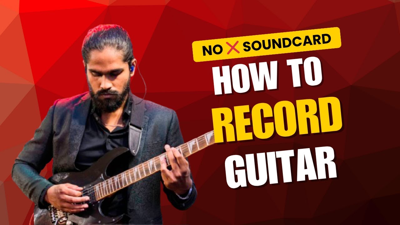 Guitar recording එකක් ලේසියෙන්ම කරගමු | Soundcard එක්ක හෝ නැතුව​ 😍