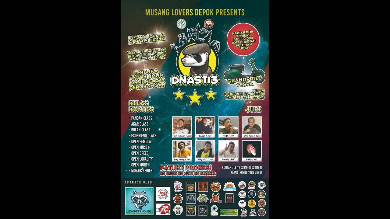 KONTES MUSANG DNASTI3 DI PESONA SQUARE DEPOK PART I