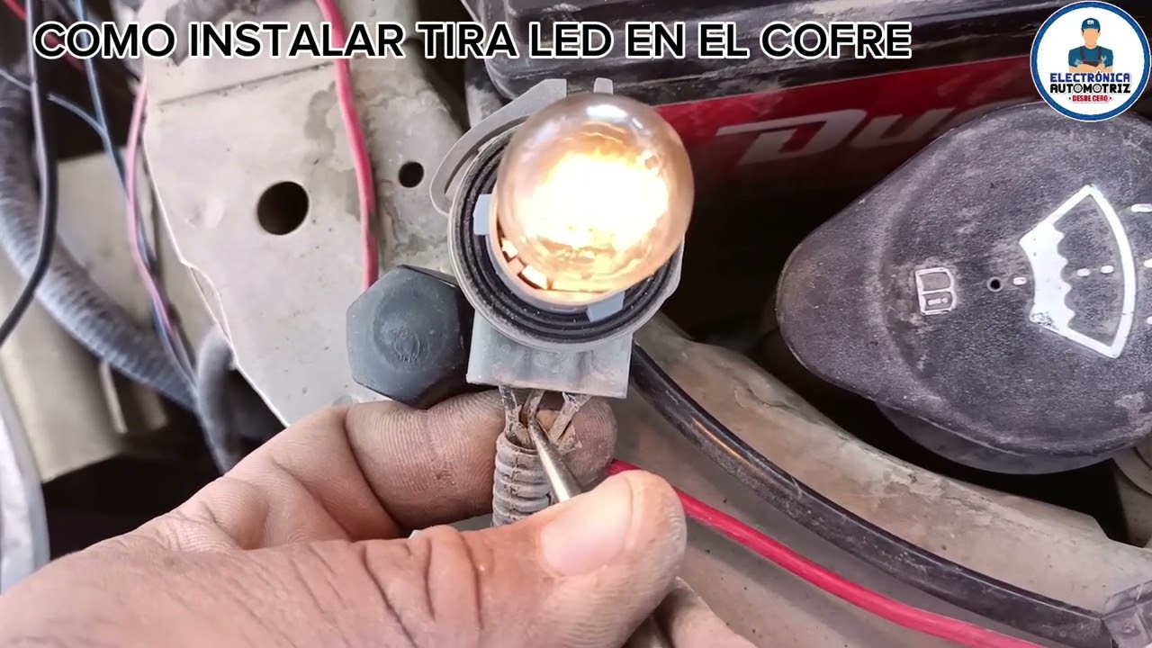 INSTALACIÓN DE TIRA LED EN EL COFRE