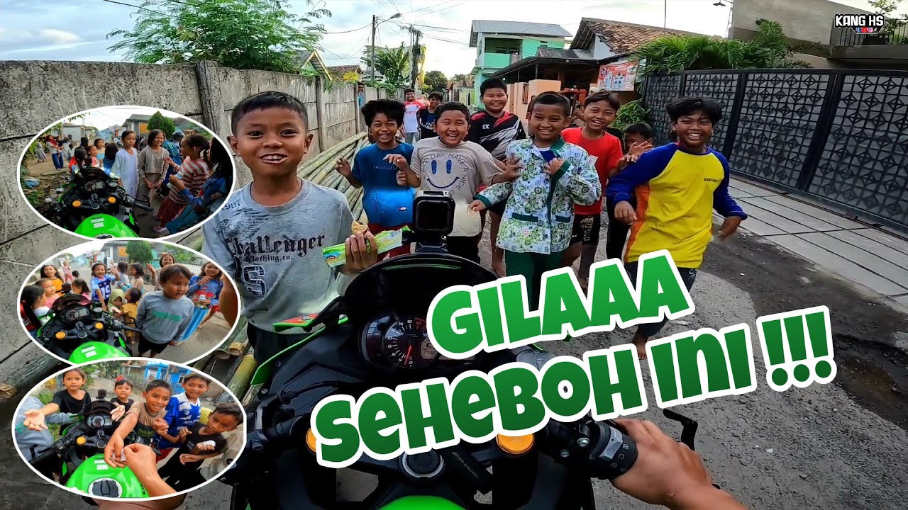 BIKIN HEBOH‼️ KETIKA MENYUSURI PERKAMPUNGAN BAWA ZX25R KNALPOT BARBAR‼️
