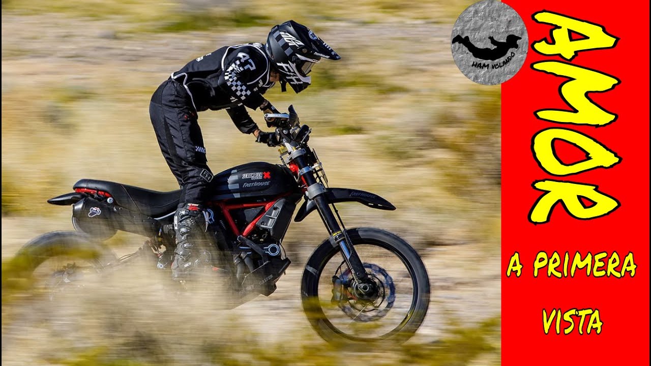 Ducati Scrambler Desert sled con X un sueño un polvo de moto Una Campeona *off road trail champion