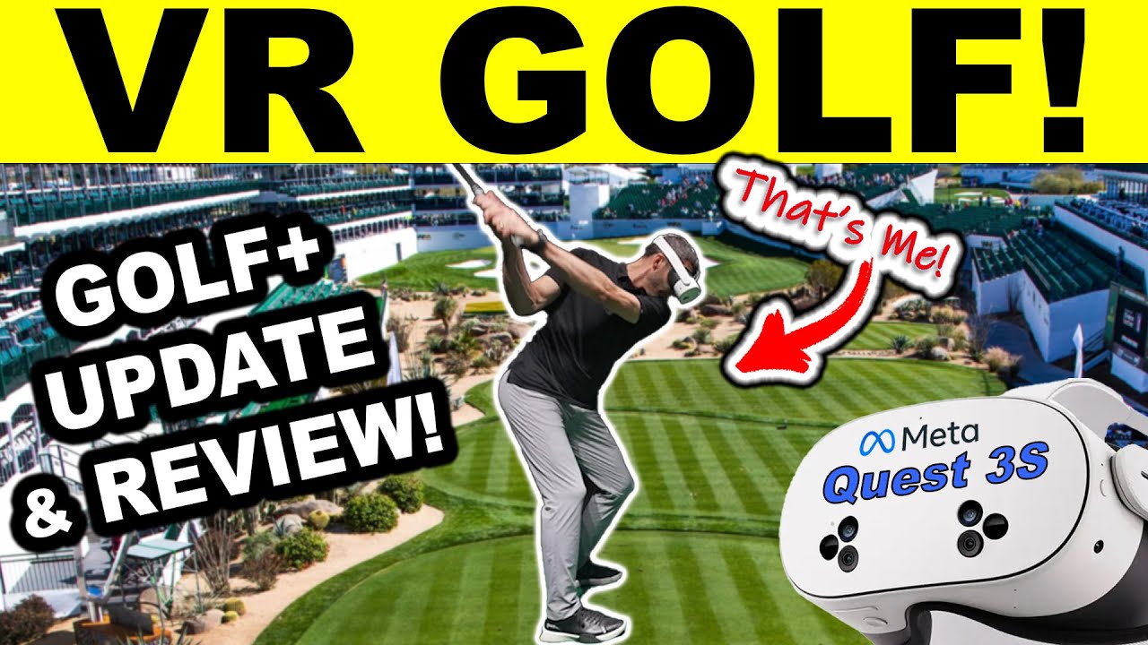 VR GOLF SIMULATOR UPDATE! GOLF+ Software & META QUEST 3S FULL REVIEW!