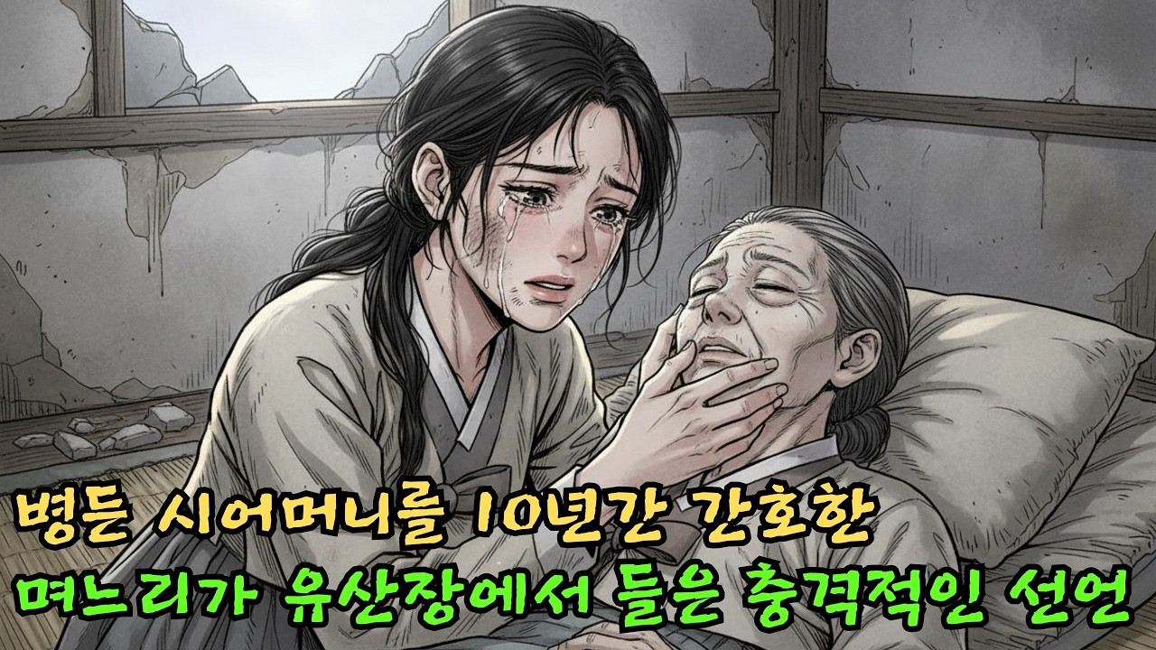 병든 시어머니를 10년간 간호한 며느리가 유산장에서 들은 충격적인 선언| 야담 | 민담 | 전설 | 옛날이야기