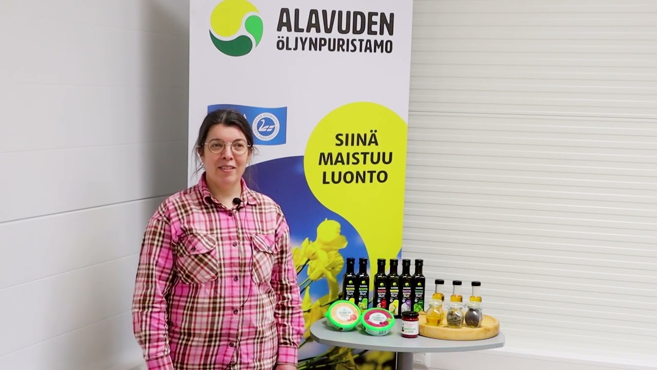 Alavuden Öljynpuristamo - Mahtisatoa Etelä-Pohjanmaalta