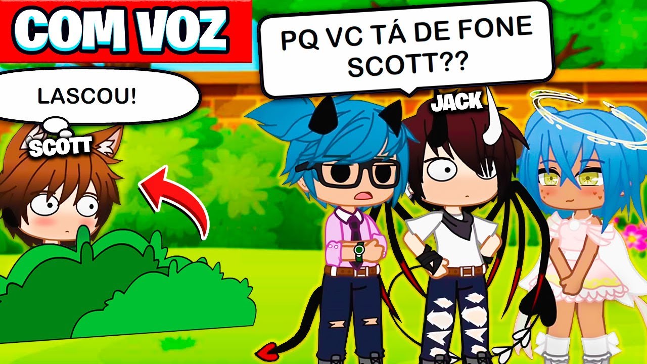 JACK E SCOTT TROCARAM DE CORPO ! MINI FILME GACHA CLUB