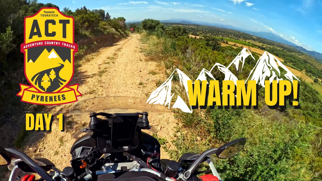 The Perfect Start Day 1 Offroad Adventure ACT Pyrenees Ducati Multistrada V4 Rally POV Transpirineic