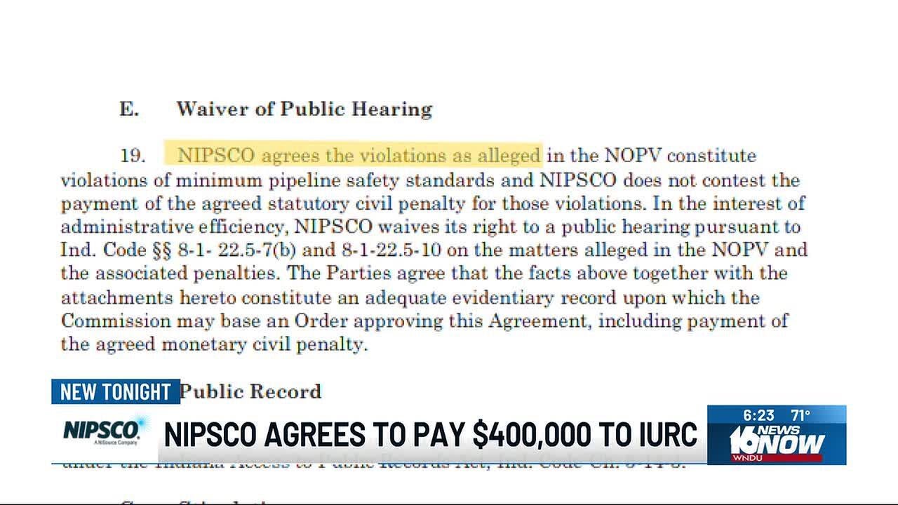 NIPSCO fined $463K by Indiana regulators for pipeline location violations