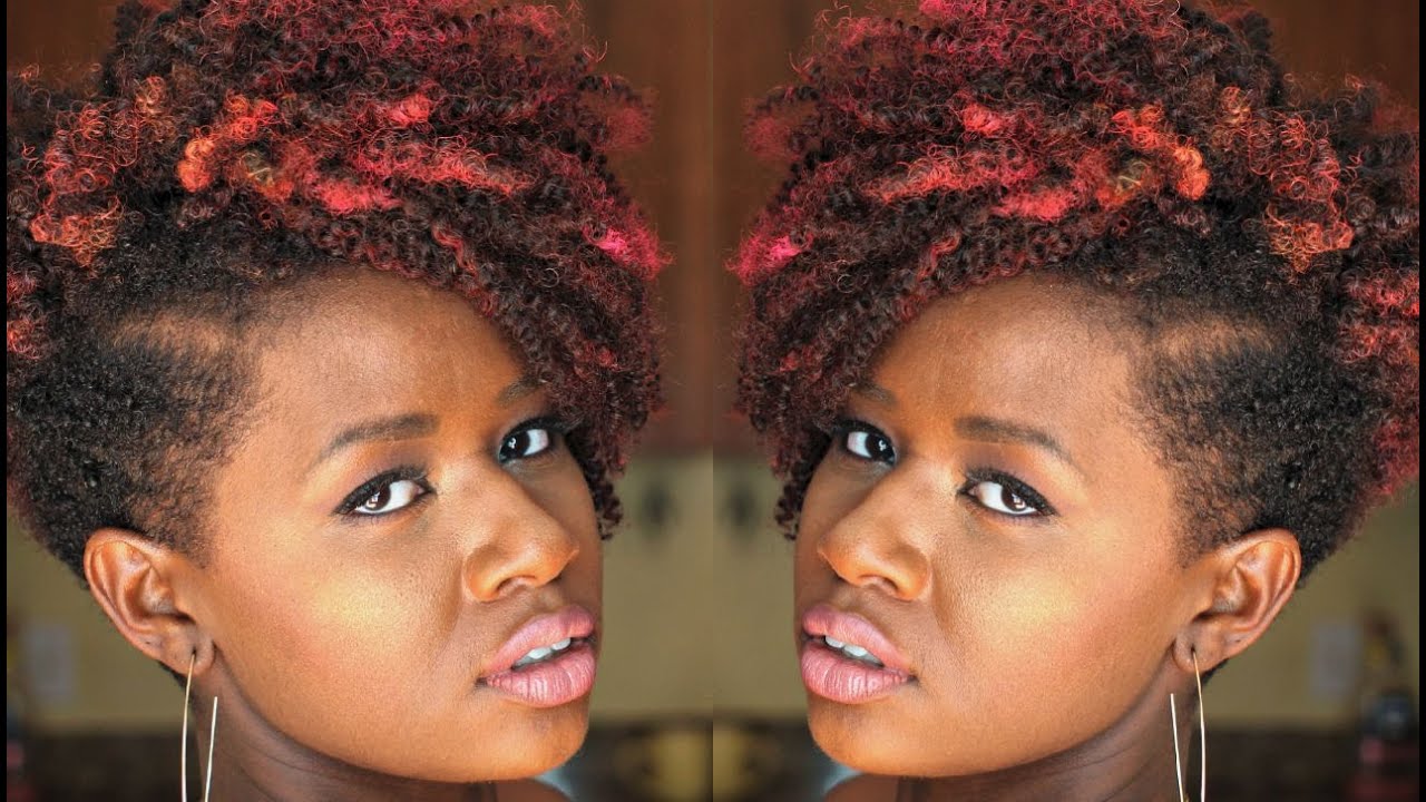 How to Install Big Chop Clip ins on Short Natural Hair Collab w/Kays Ways