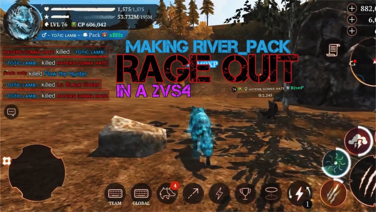 The Wolf - Making RiveP x TOP Rage Quit in a 2v4