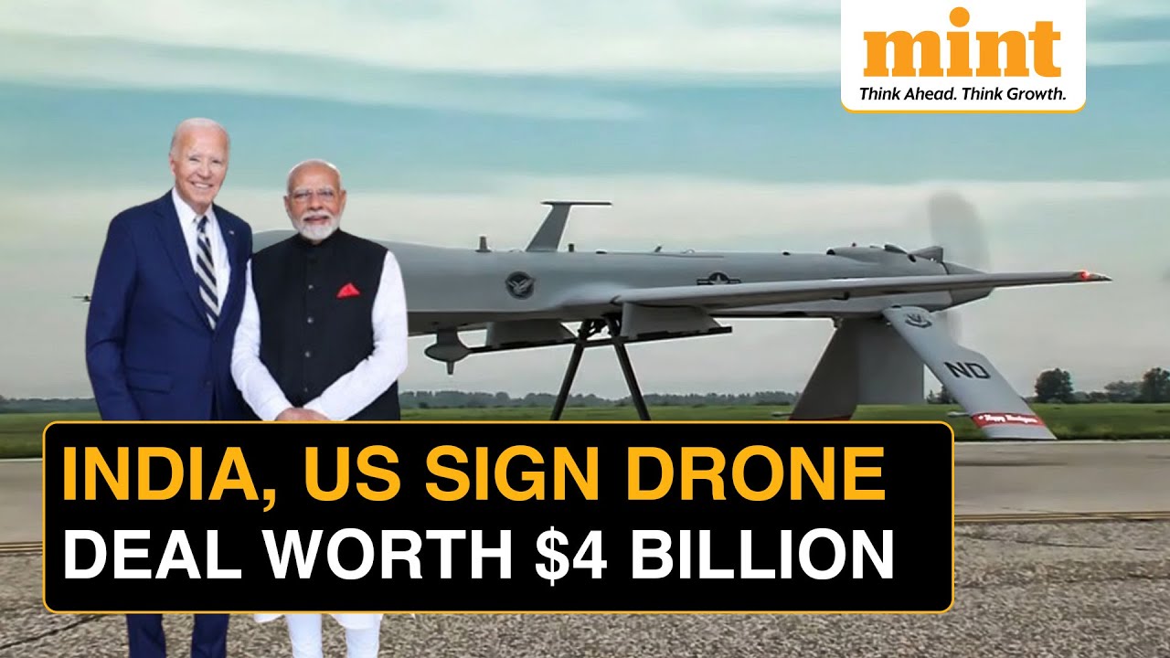 India, US Sign Mega $4 Billion Deal For Weaponised 31 Predator Drones | What Are MQ-9B Drones?