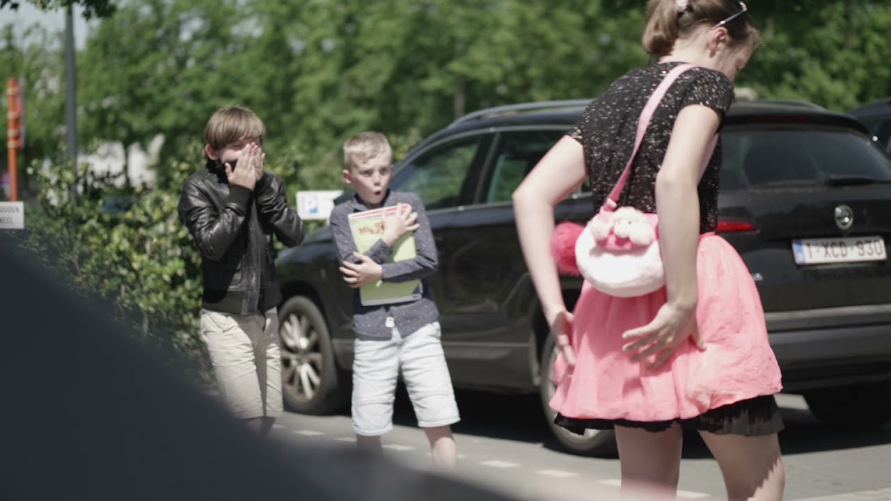 Kindergemeenteraad Zwevegem over verkeersveiligheid: opwaaiende rok