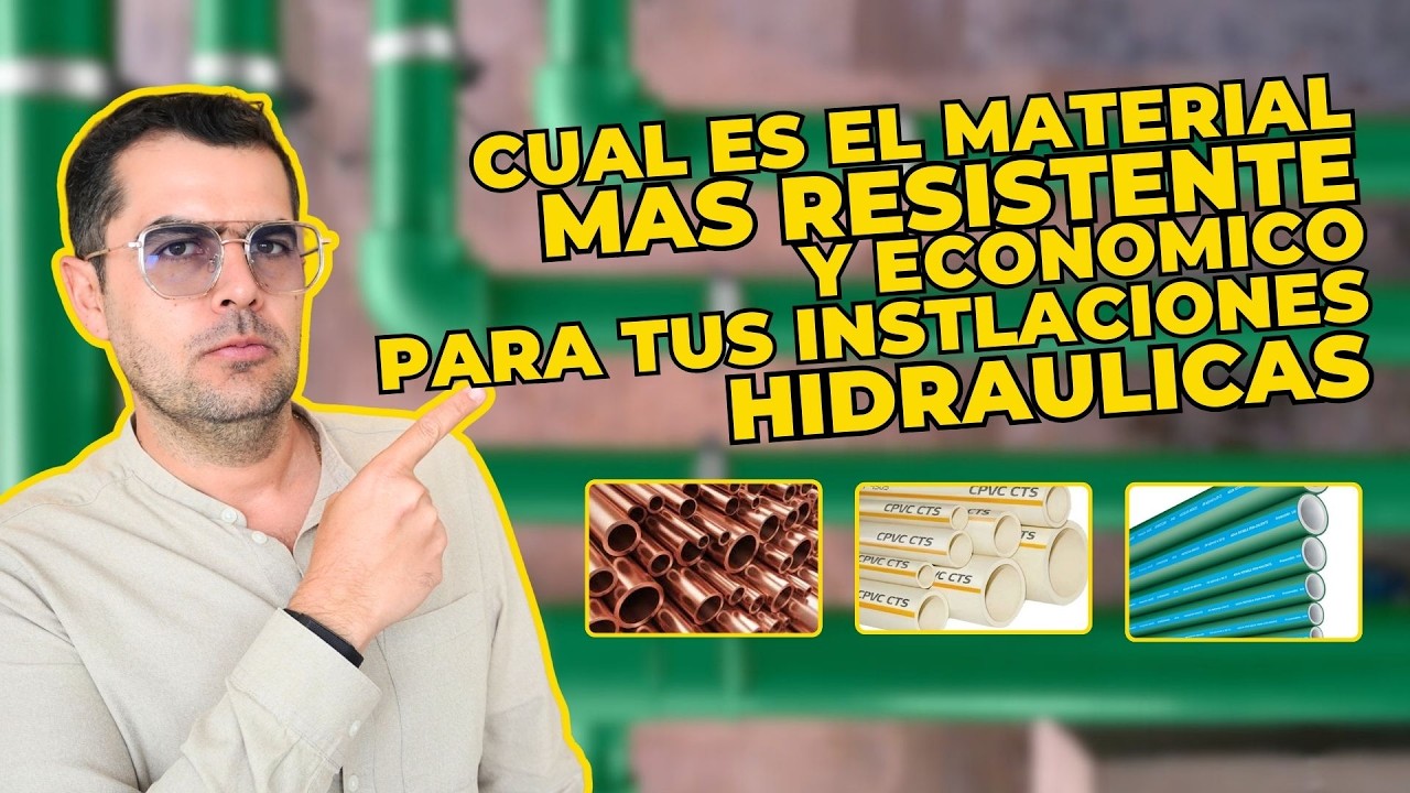 Este es EL MEJOR  MATERIAL para el agua de tu casa 