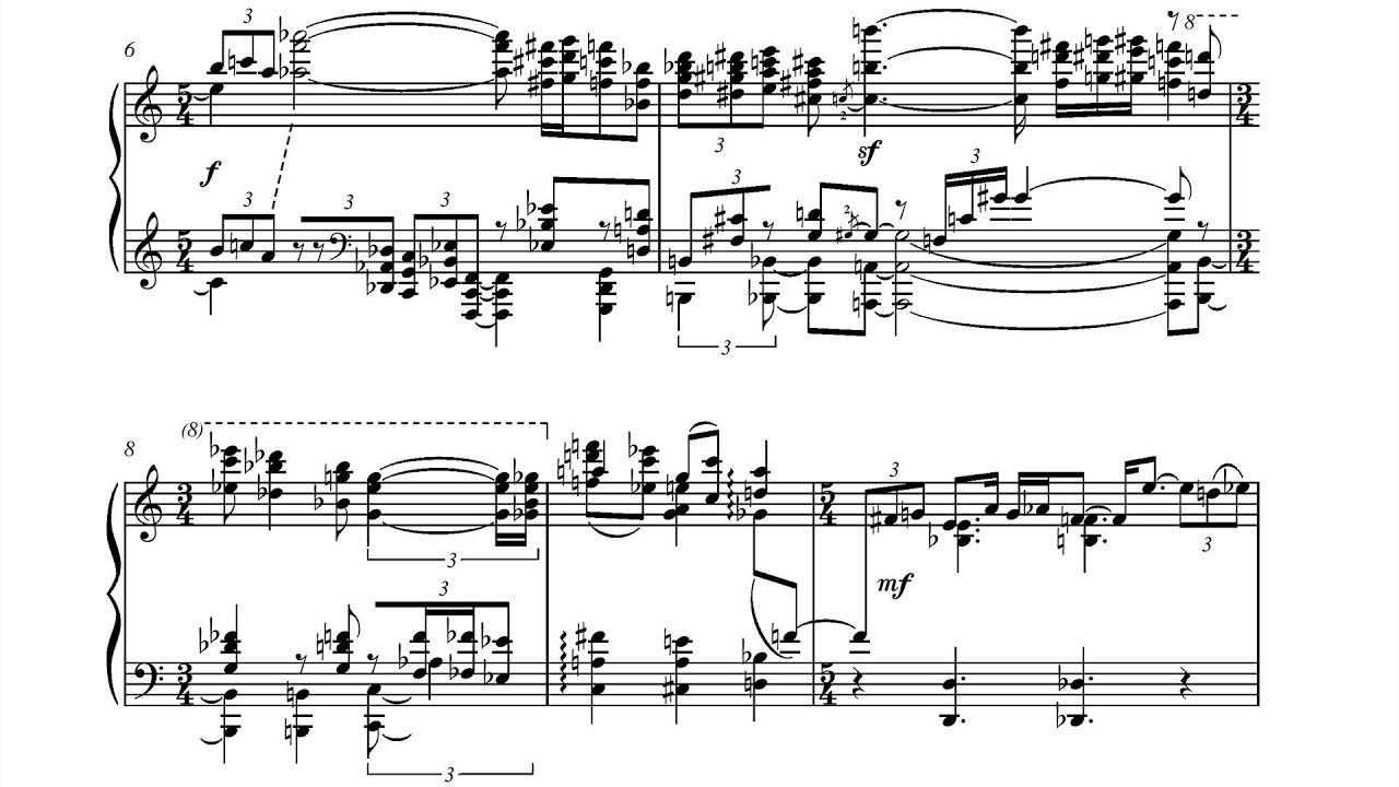 Nikolai Kapustin - 10 Inventions, Op. 73 (1993) [Score-Video]
