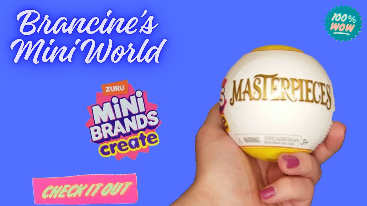 Opening Minibrands Masterpieces | Doll Size Fine Art