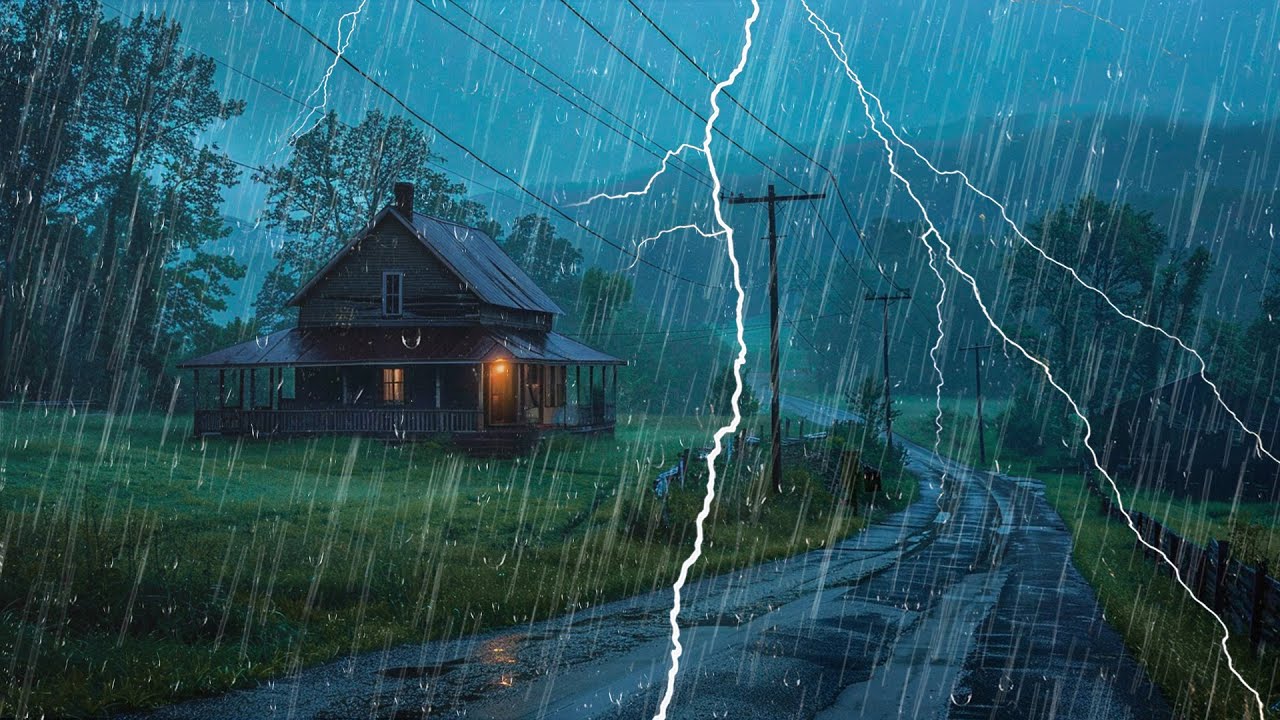 M&uacute;sica para Dormir Profundo con Lluvia y Truenos &ndash; Sonido Relajante Toda la Noche
