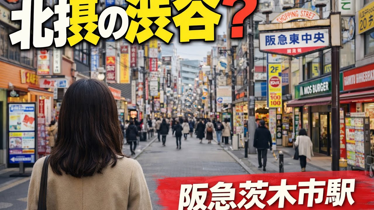 なぜか落ち着いた街　茨木市駅前東側のリアル