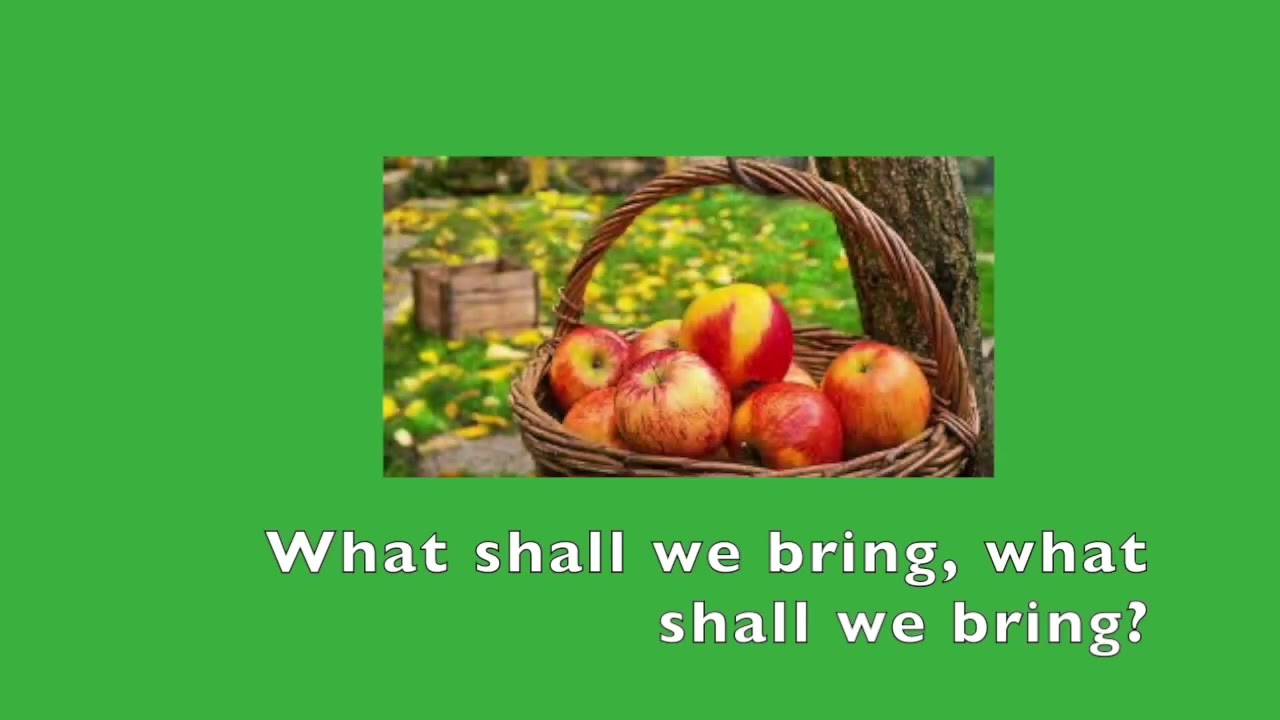 What shall we bring for Harvest Time -  modern harvest song for children