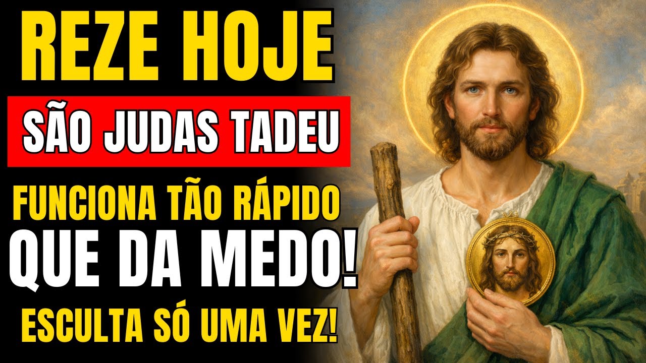 💥ORAÇÃO A SÃO JUDAS TADEU: MILAGRE IMPOSSÍVEL HOJE, AGORA! 🙏