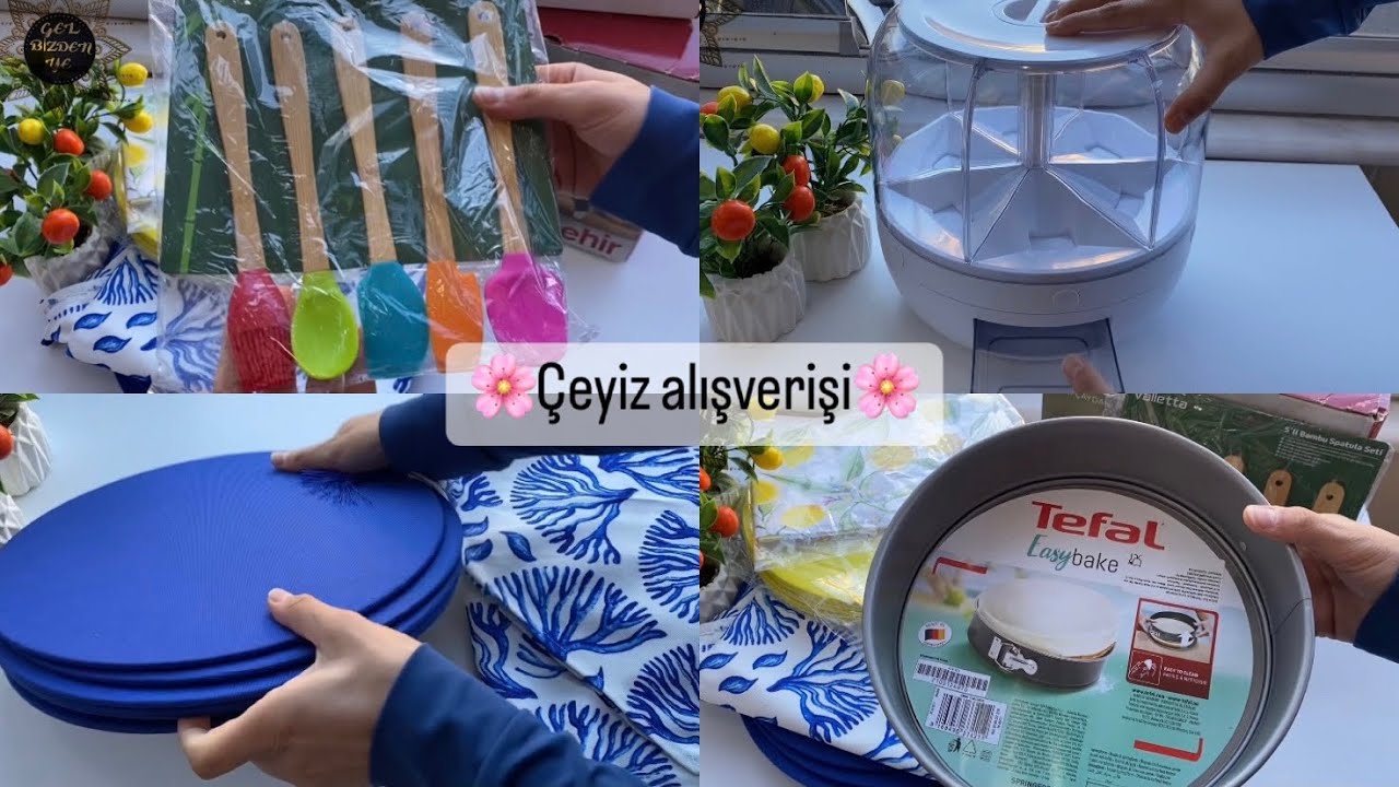 ÇEYİZ ALIŞVERİŞİ 8 🌞 çeyizime neler aldım #tefal #çeyizalışverişi #runner
