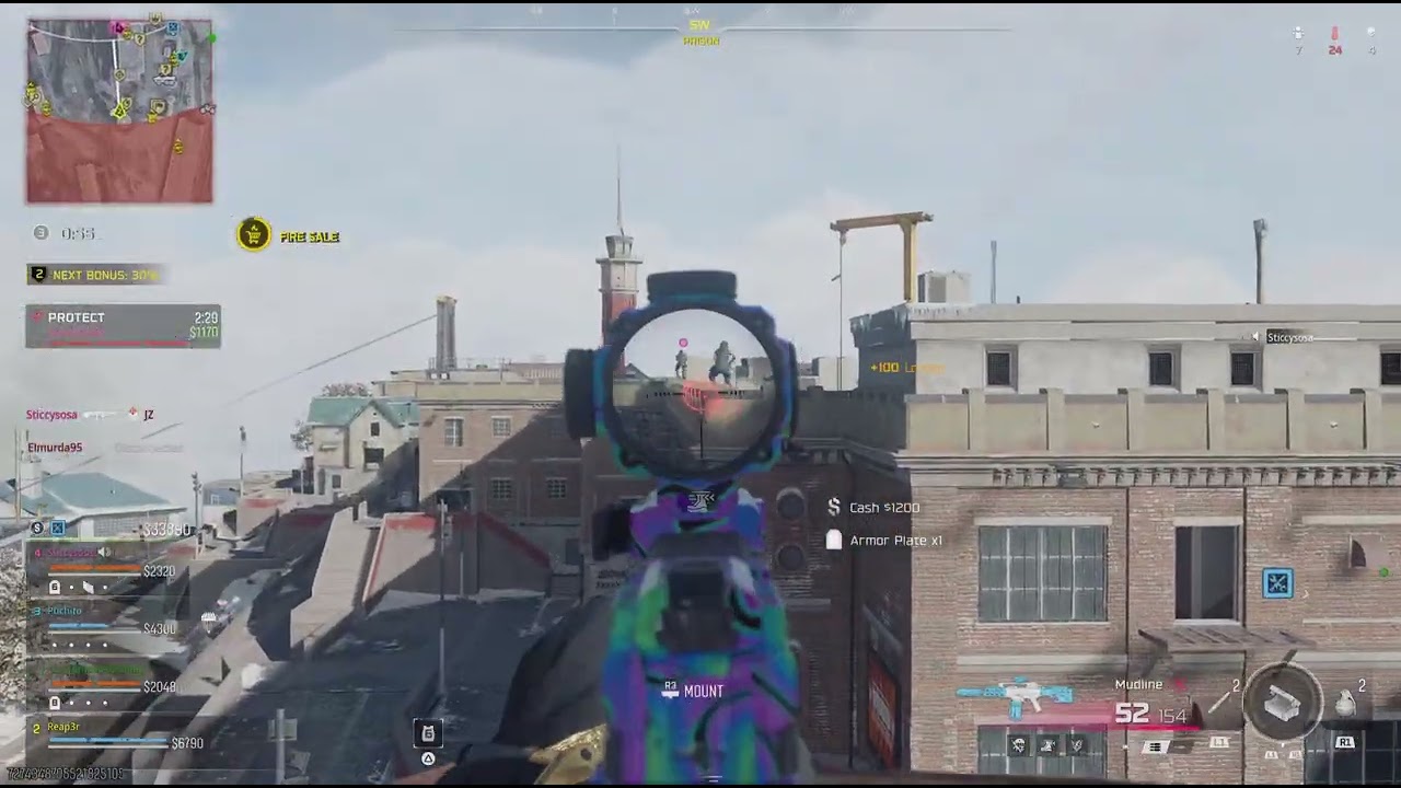 Call of Duty BO7 warzone szn 2, 14 kill win resurgence rebirth island with commentary